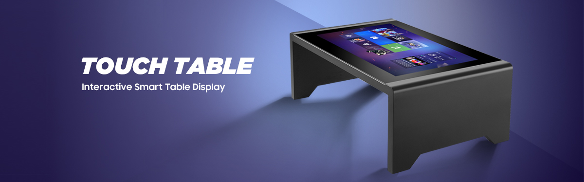 Interactive touch table LCD display