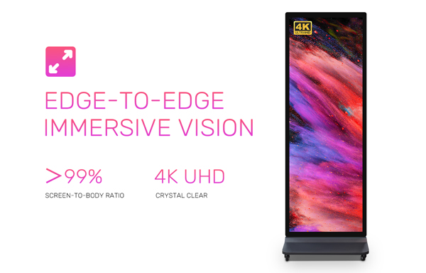 Refee Outdoor Portable Battery powered Digital poster Movable Digital A Board High Brightness Mini LED Display