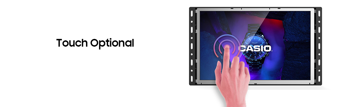 Embedded open frame android digital signage display screen digital poster