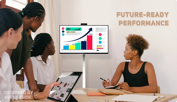 Refee Outdoor Portable Battery powered Digital poster Movable Digital A Board High Brightness Mini LED Display Sunlight Readable