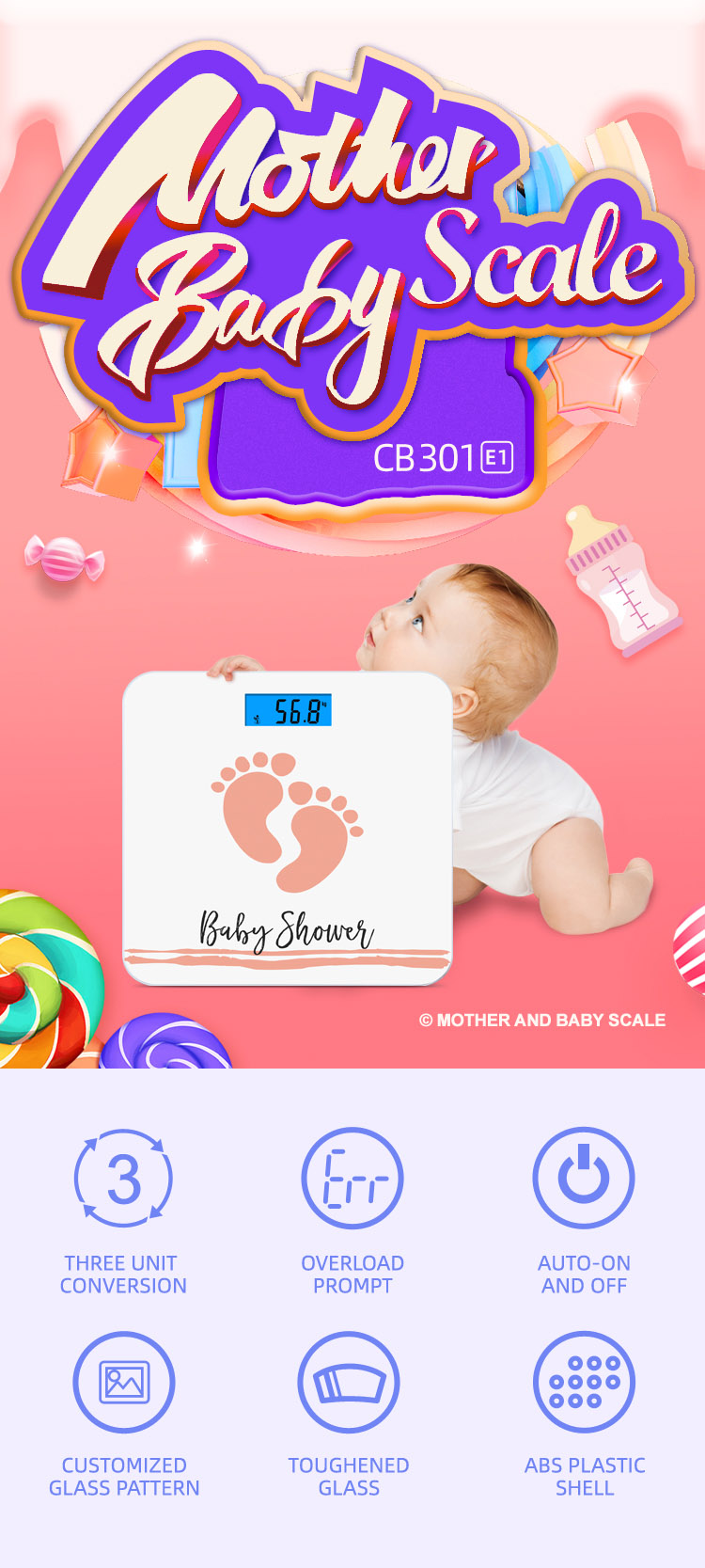 Mother baby scale