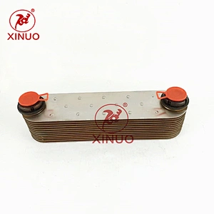 Engineering mechanical oil cooler
