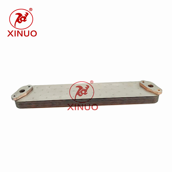 Engineering mechanical oil cooler