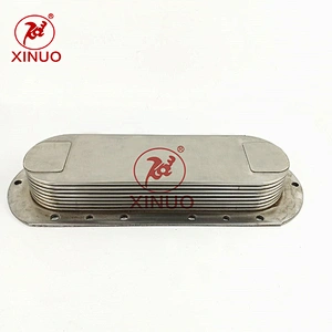 Engineering mechanical oil cooler