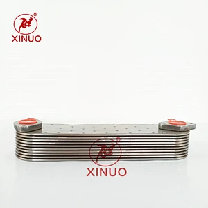 Engineering mechanical oil cooler