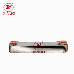 Engineering mechanical oil cooler