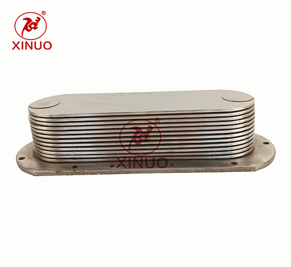 Engineering mechanical oil cooler