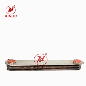 Engineering mechanical oil cooler