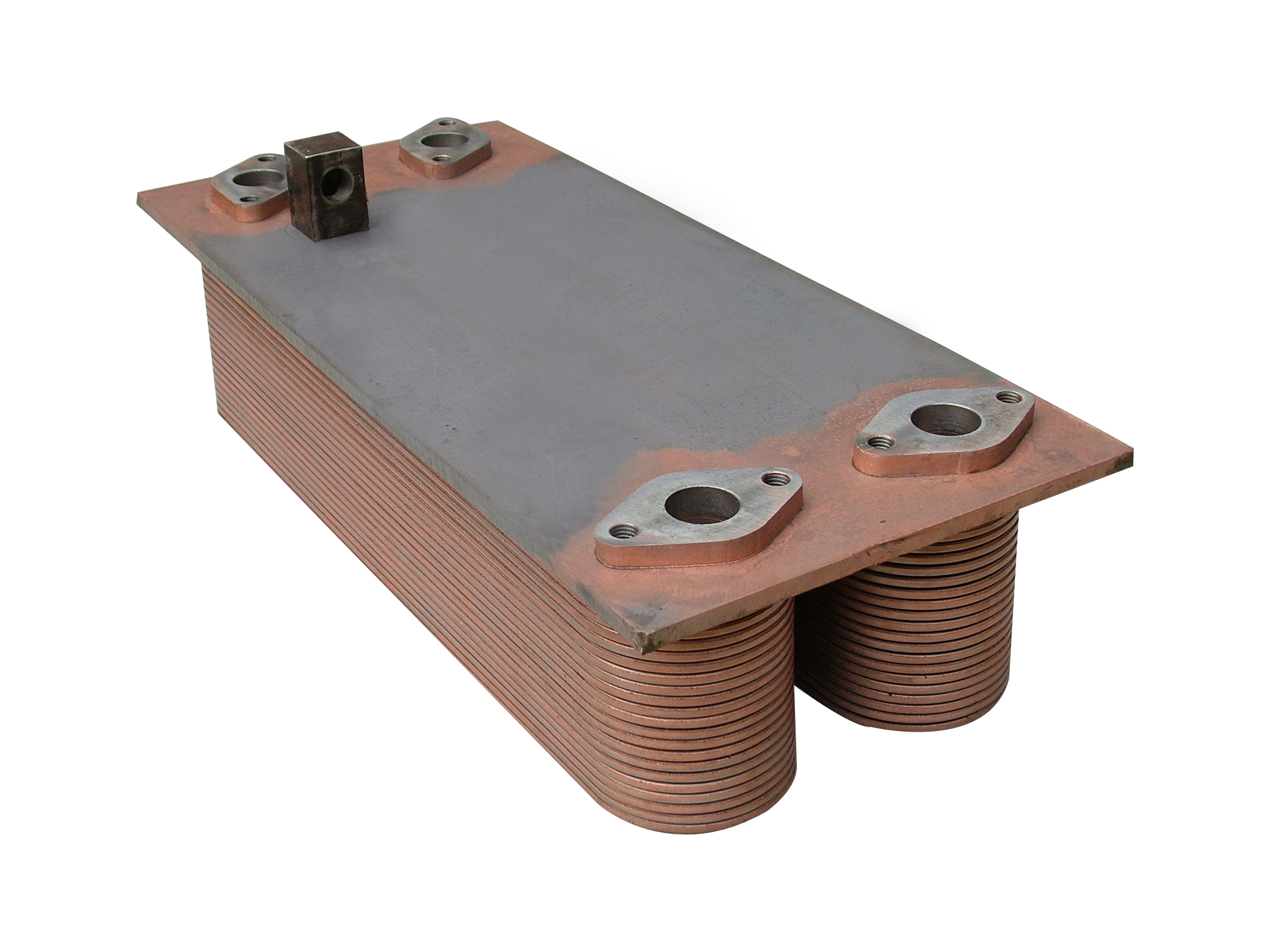 Engineering mechanical oil cooler