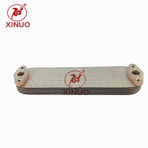 Engineering mechanical oil cooler