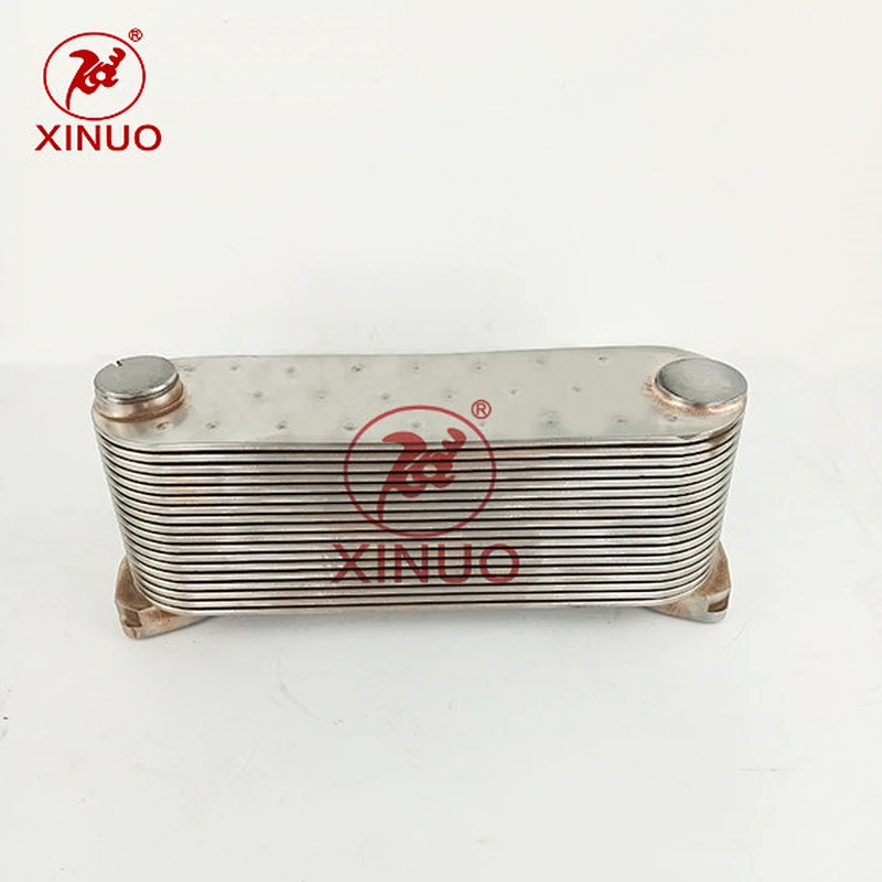 Engineering mechanical oil cooler
