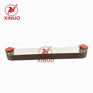 Engineering mechanical oil cooler
