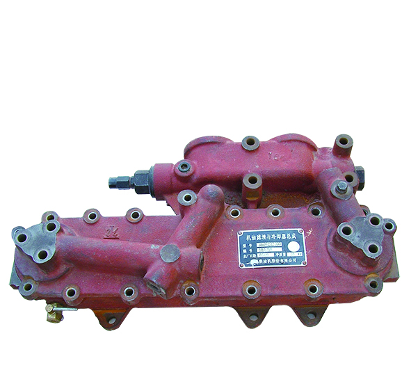 Engineering mechanical oil cooler