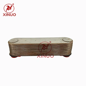 Engineering mechanical oil cooler
