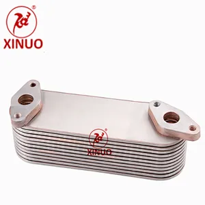 Engineering mechanical oil cooler