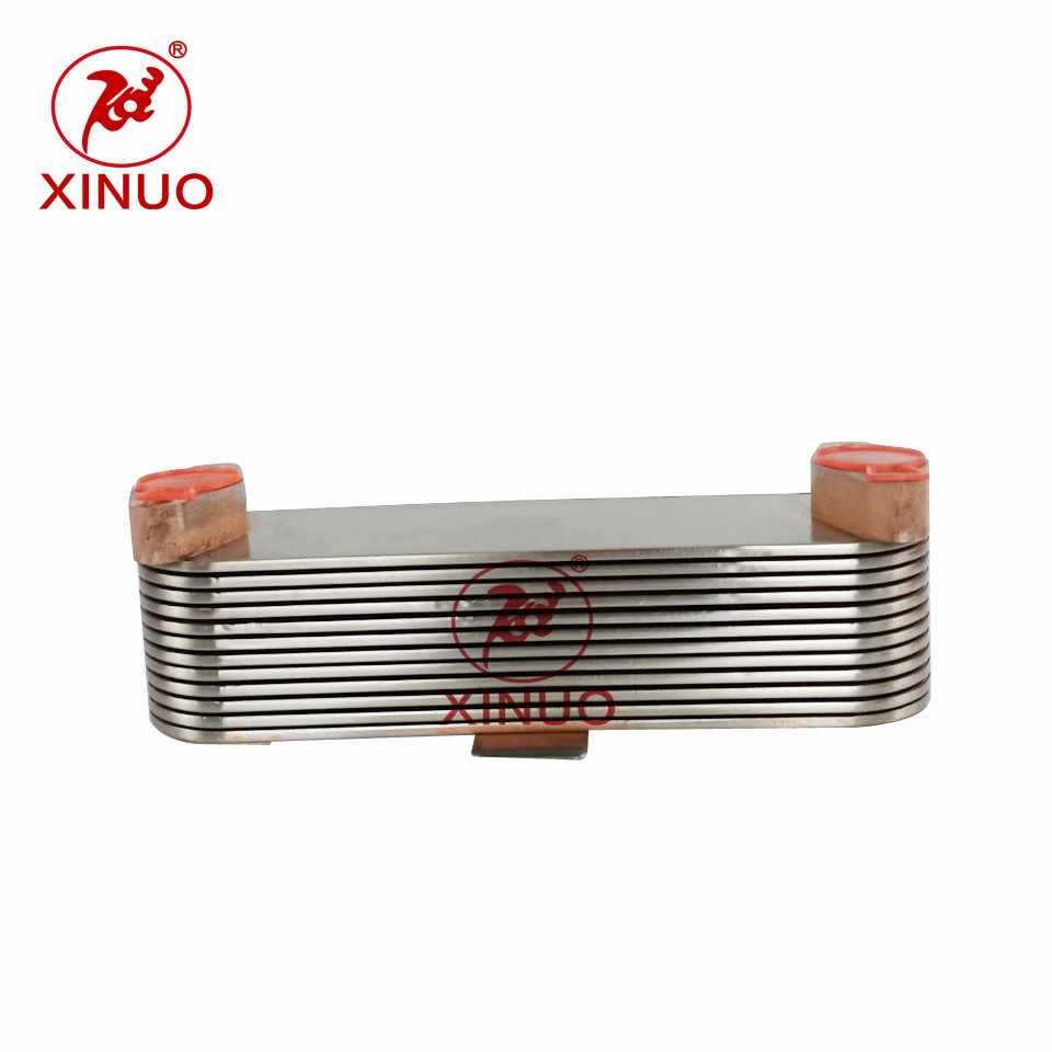 Engineering mechanical oil cooler