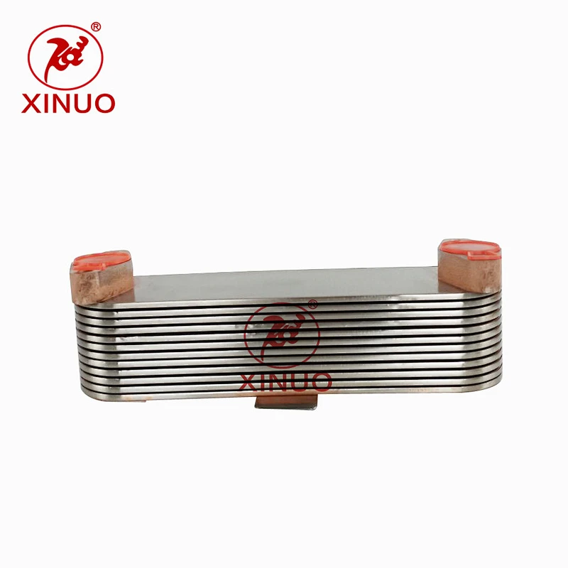 Engineering mechanical oil cooler