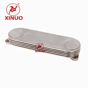 Engineering mechanical oil cooler