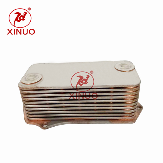 Engineering mechanical oil cooler
