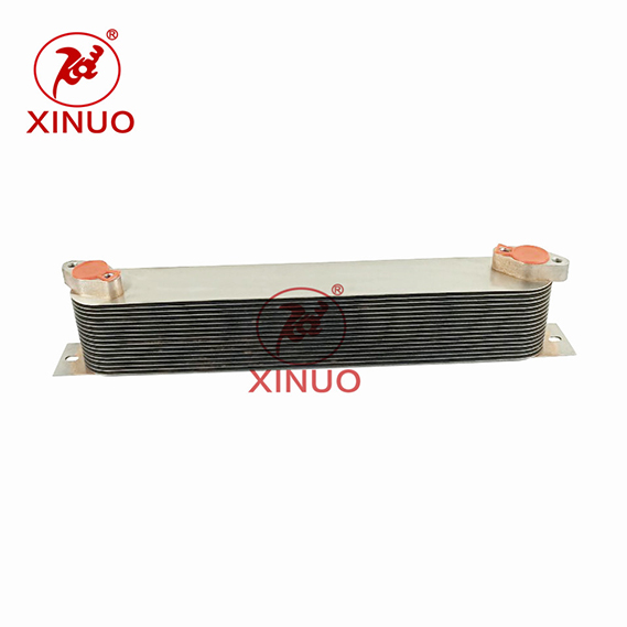 Engineering mechanical oil cooler