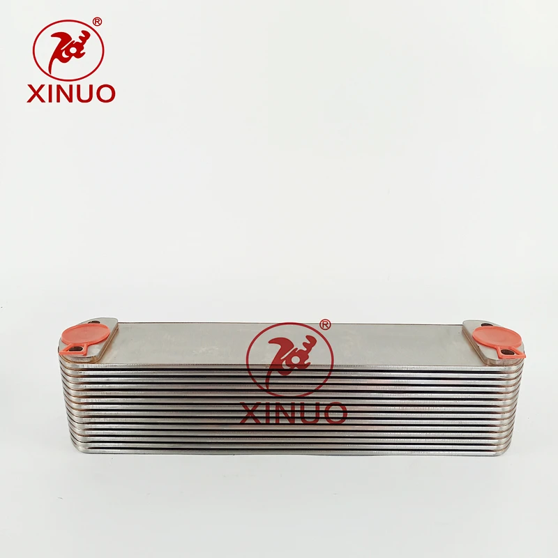 Engineering mechanical oil cooler
