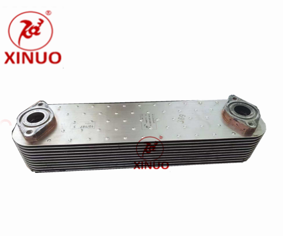 Engineering mechanical oil cooler