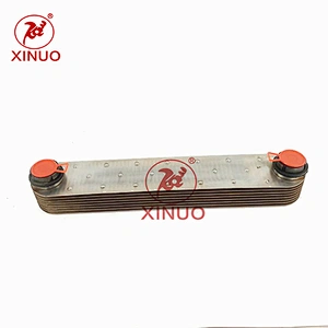 Engineering mechanical oil cooler