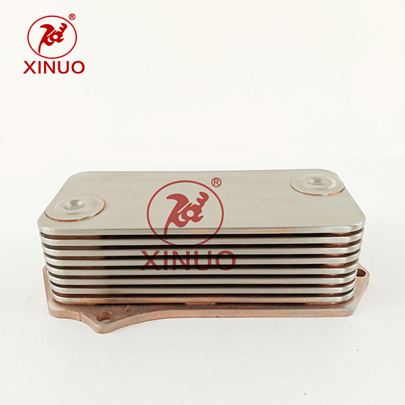 Engineering mechanical oil cooler