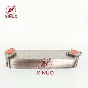 Engineering mechanical oil cooler