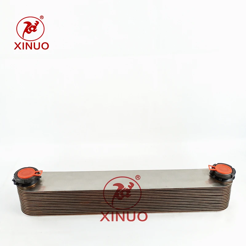 Engineering mechanical oil cooler