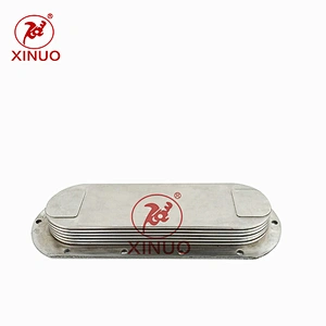 Engineering mechanical oil cooler