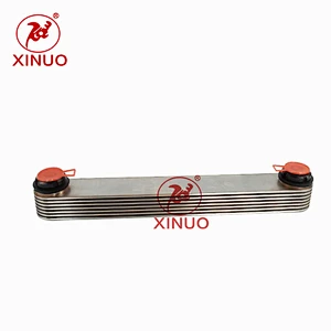 Engineering mechanical oil cooler