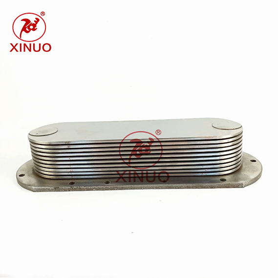 Engineering mechanical oil cooler
