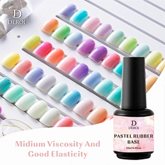 Base en caoutchouc de couleur pastel
