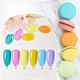 Base en caoutchouc macaron