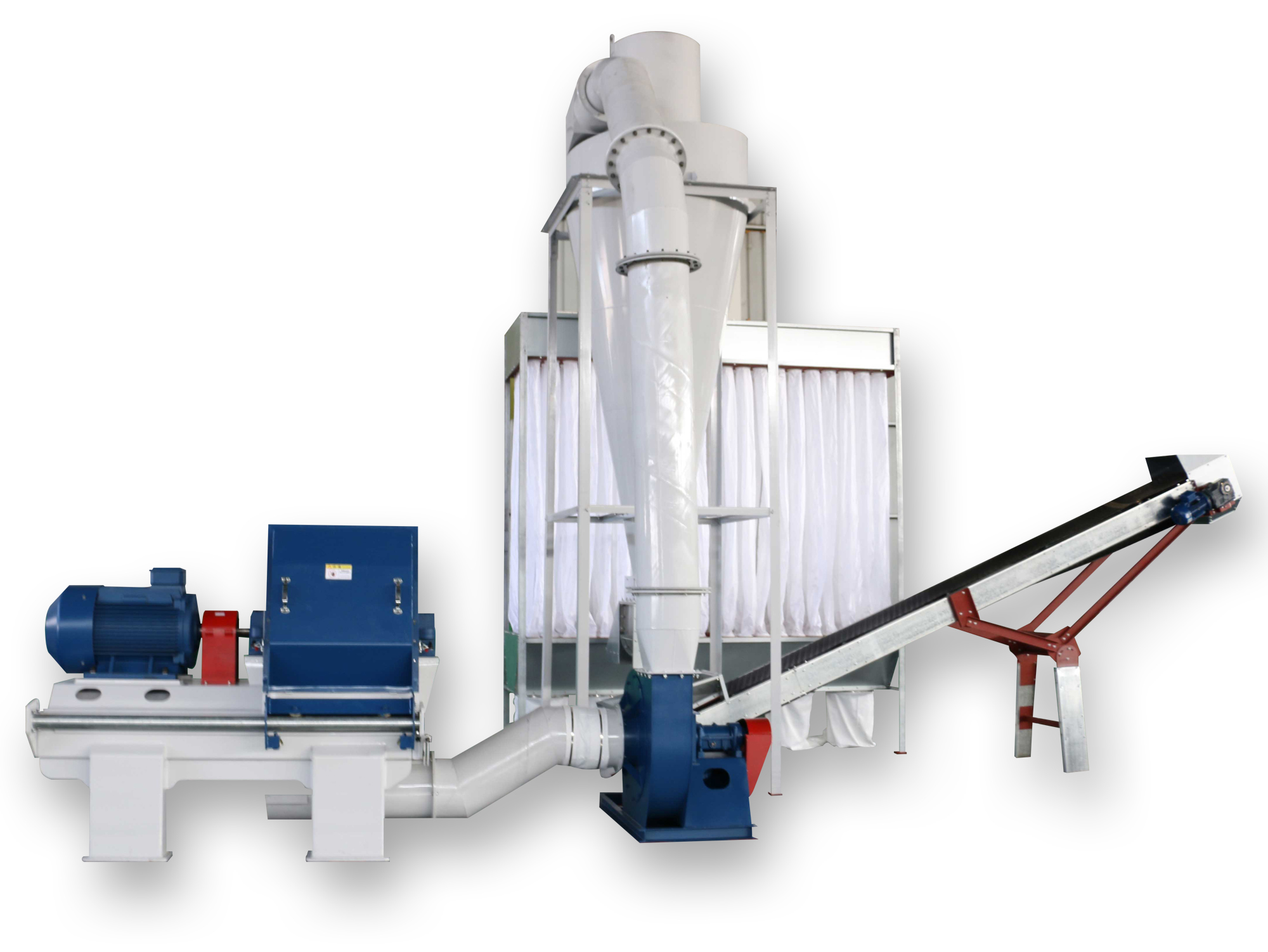 High efficiency hammer mill