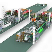 The whole pellet  production line