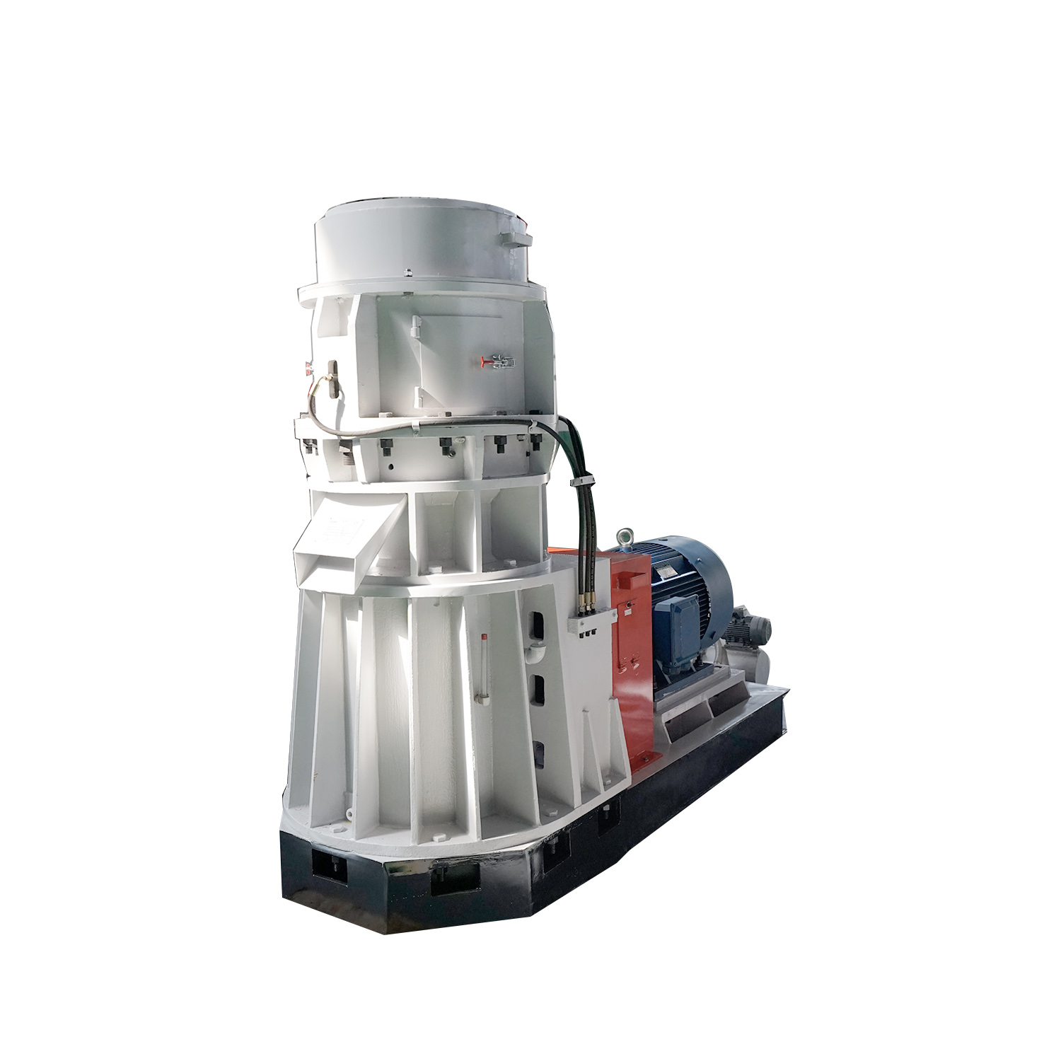 Flat die pellet machine