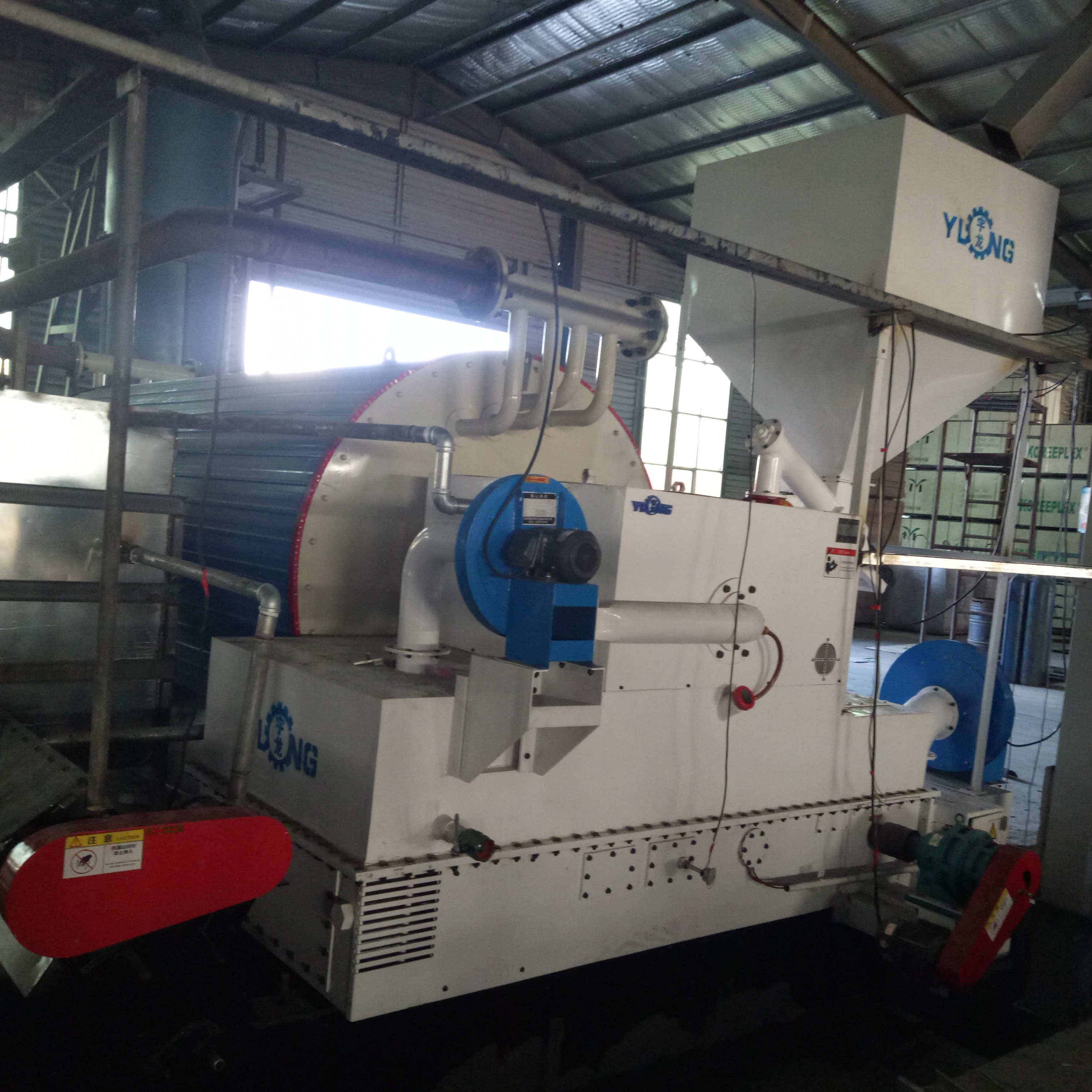 Biomass pellet burner