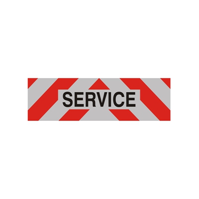 Service plate retro reflector