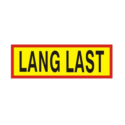 Truck sign Lang last