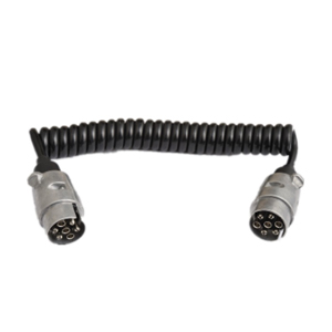 12V 7P trailer extension spring coil