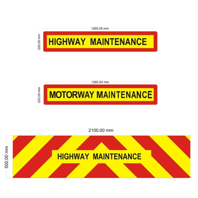 HIGHWAY MOTORWAY MAINTENCE Sign