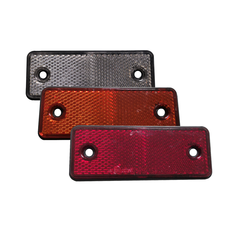 plastic reflector E-mark approved
