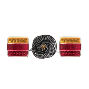 E-Approval led trailer lamp kit with spring coil