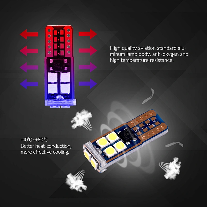 led car light system-T10-10SMD-3030 CANBUS