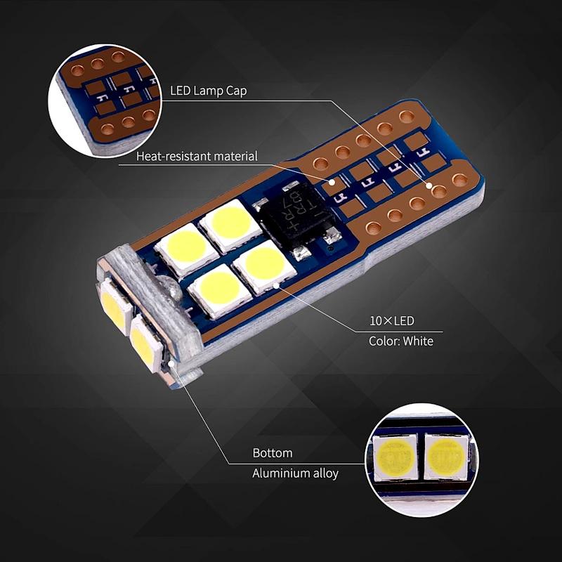 led car light system-T10-10SMD-3030 CANBUS