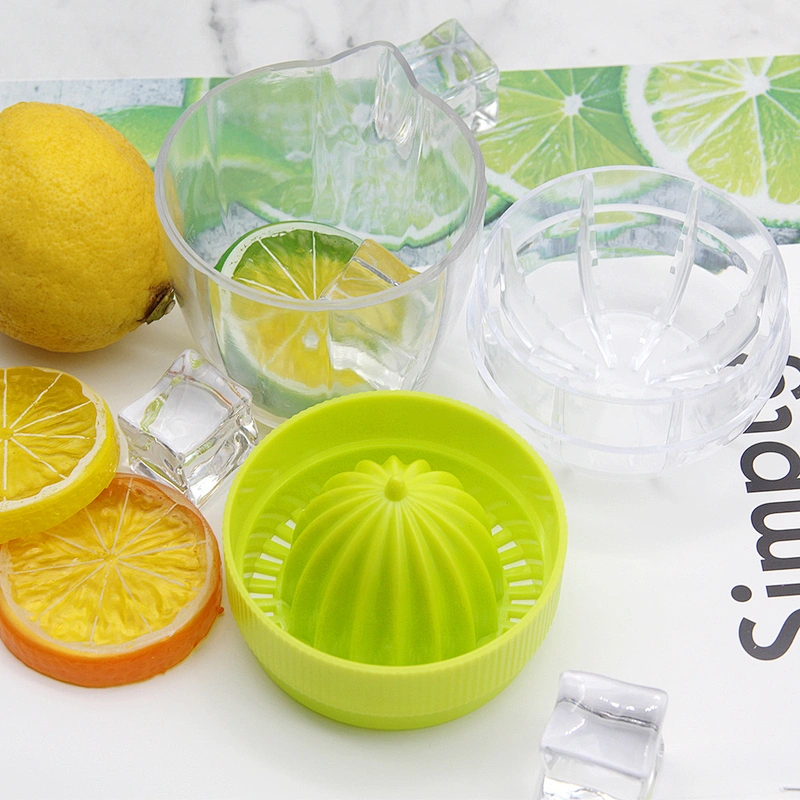 2021Hot selling acrylic commercial hand lemon juicer squeezer manual fruit orange plastic lemon lime squeezer