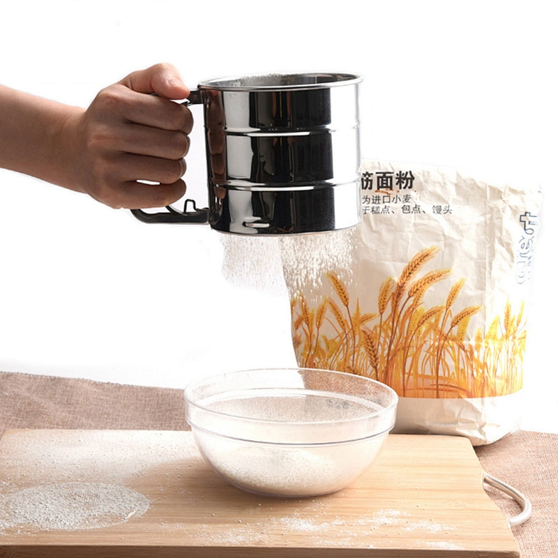 Factory direct sales good price baking tool stainless steel cup flour sifter