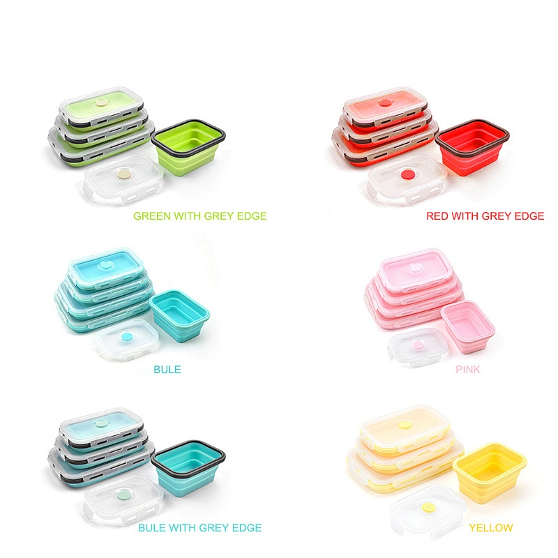 Amazon hot seller food grade material silicone baby food storage containers